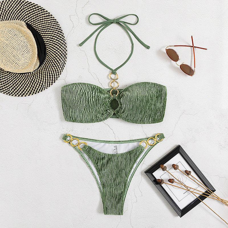 Cheky - Ladies Swimwear Special Fabric Beach Swimwear Summer Sexy Ladies Swimwear Bikini