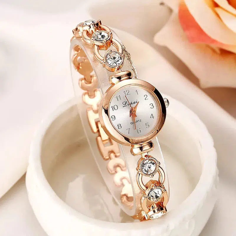 Cheky - Women Watches Women Fashion Watch Geneva Designer Ladies Watch Luxury Brand Diamond Quartz Gold Wrist Watch Gifts For Women