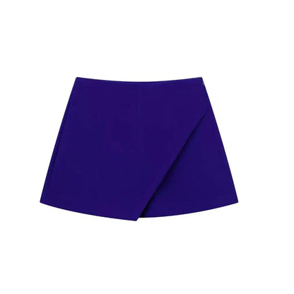 Cheky - Casual Mini Asymmetrical Skirts Shorts