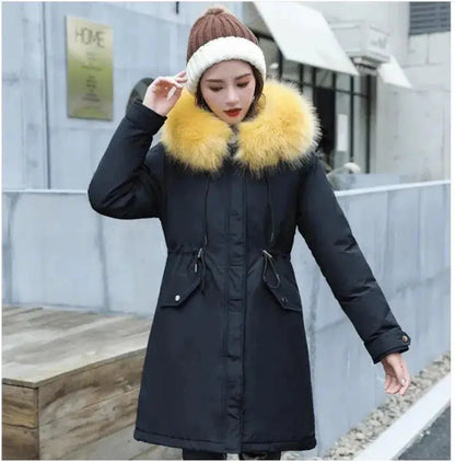 Cheky - Code cotton-padded jacket to overcome mid-length