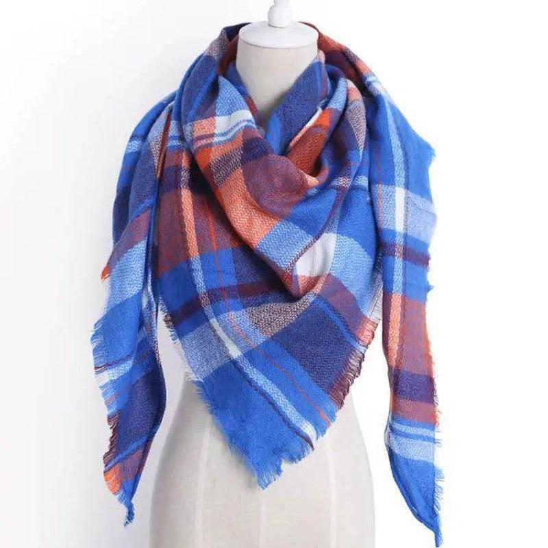 Cheky - European And American Triangle Cashmere Women's Winter Scarf Shawl