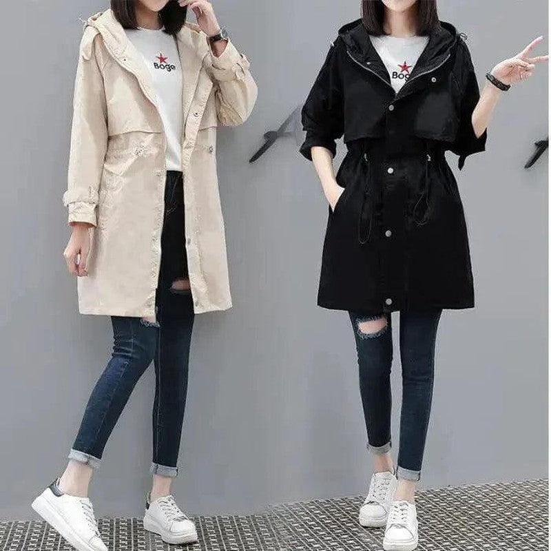 Cheky - Hooded trench coat