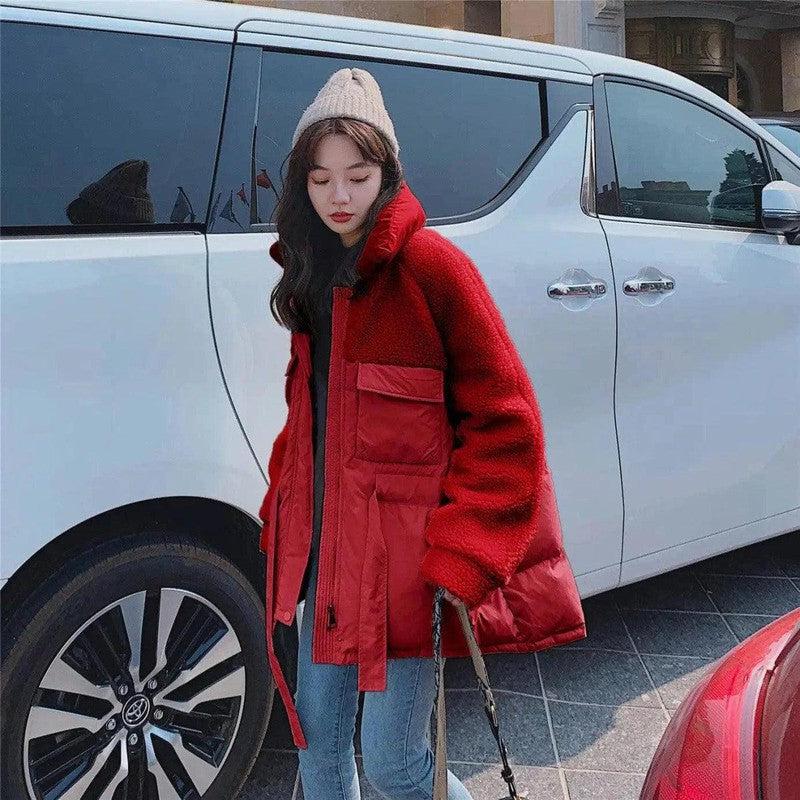 Cheky - Real shot autumn and winter New lamb fur coat women's Korean